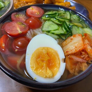 野菜たっぷり冷麺♡